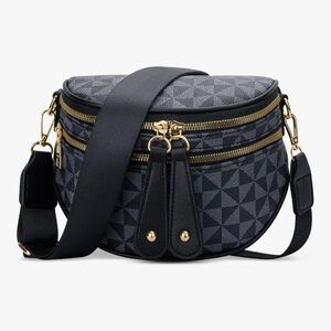 Stylish Black Crossbody Bag